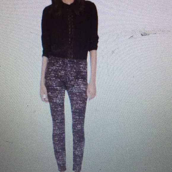 Tory Burch Black Flash Allover Jeans - Picture 11 of 12